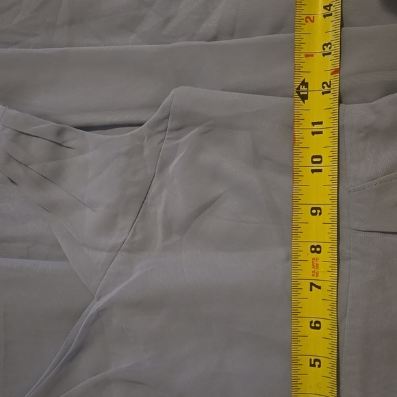 Azazie V-Neck Dress in Light Blue (2b) - Picture 8 of 9